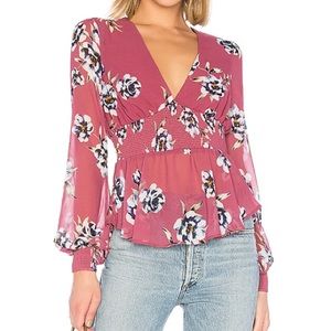 Privacy Please Tara Top Red Violet XXS